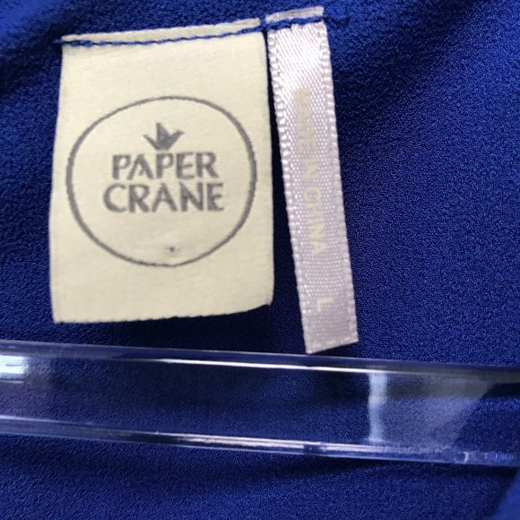 Paper crane royal blue sleeveless - Picture 2 of 3